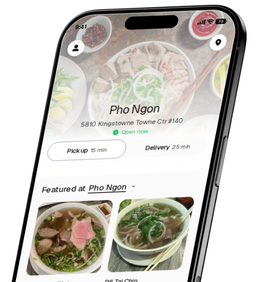 Pho Ngon app preview
